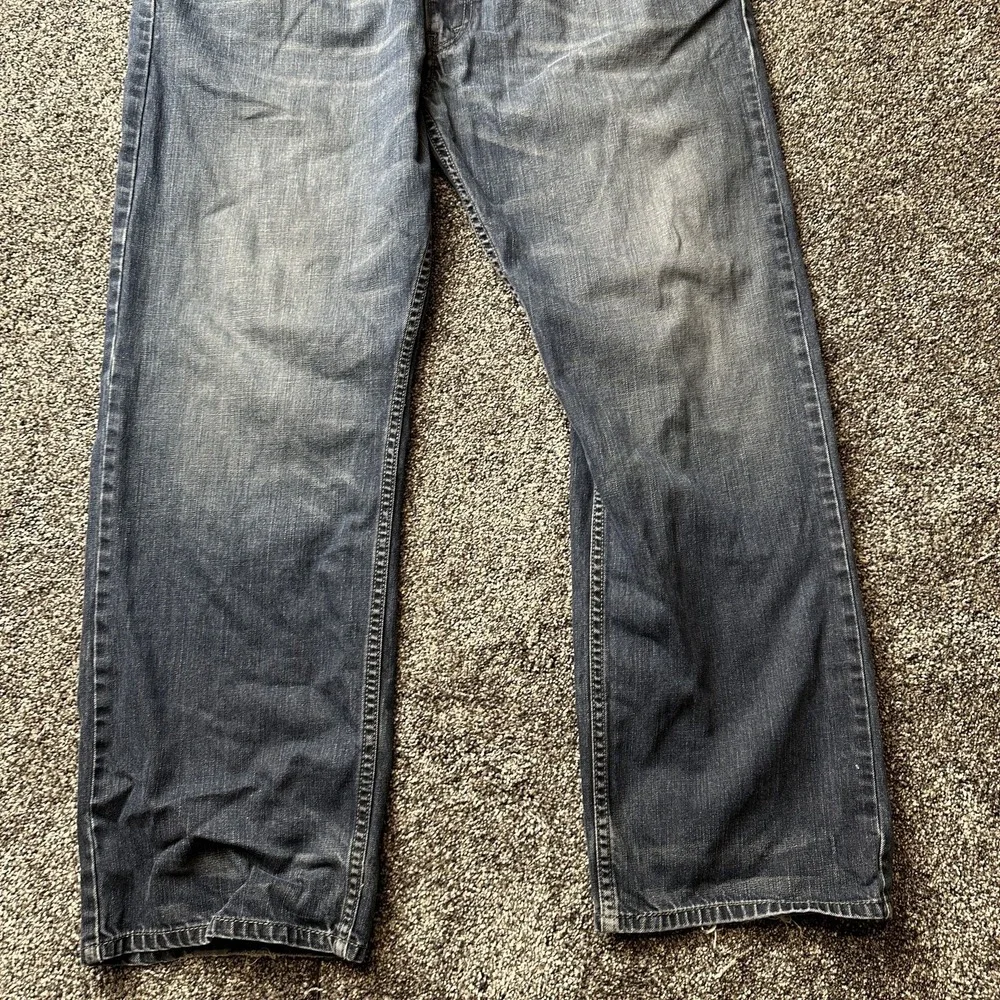 Levis 505 Jeans Mens 40x30 Blue Medium Wash Straight Zip Fly Regular Fit‎ Denim